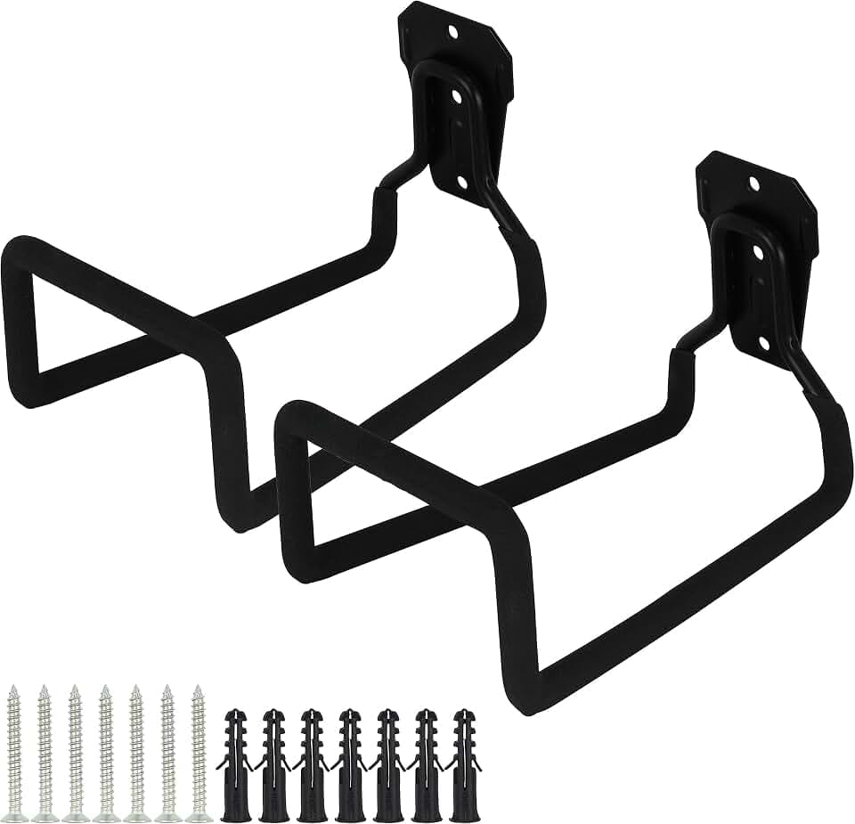 2 Pack Metal Garden Hose Holder Wall Mount