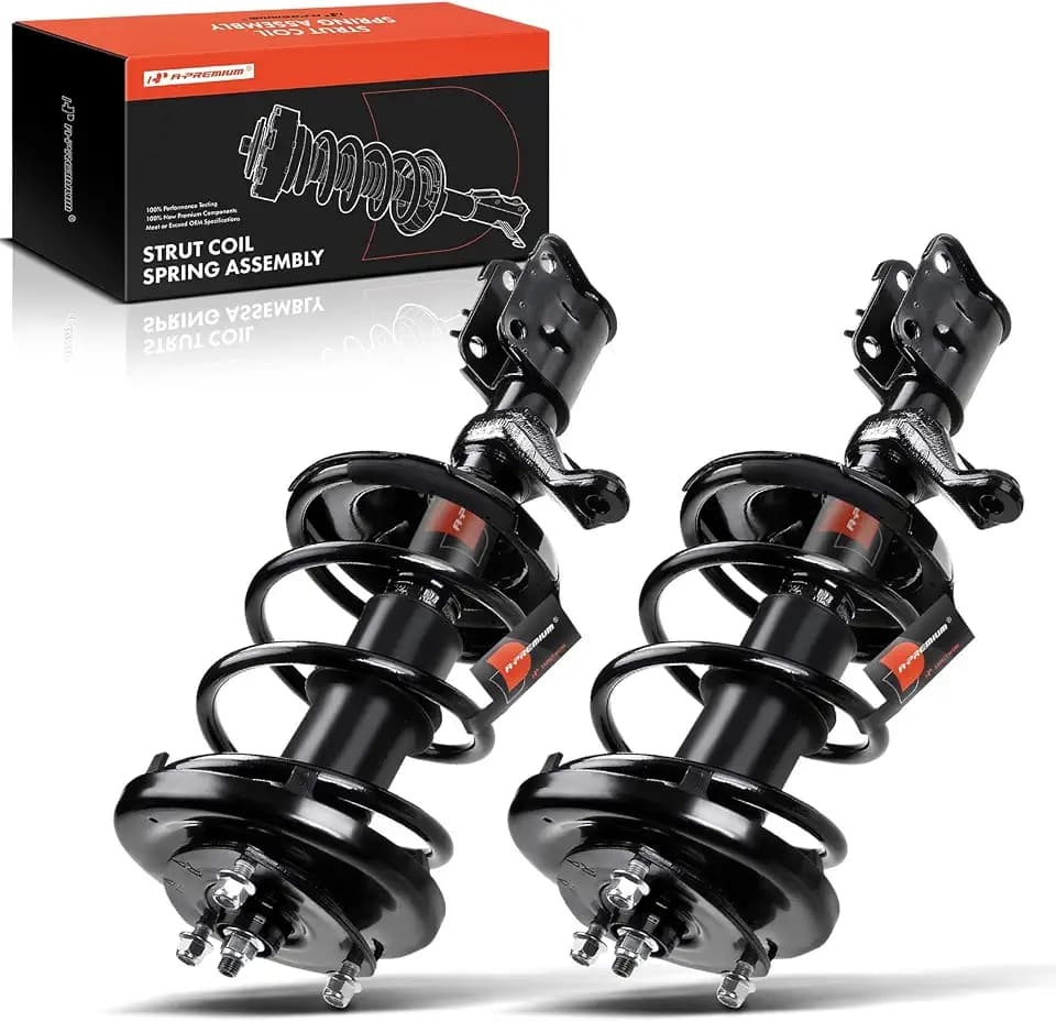 A-Premium Front Struts with Coil Spring Compatible with Honda & Acura