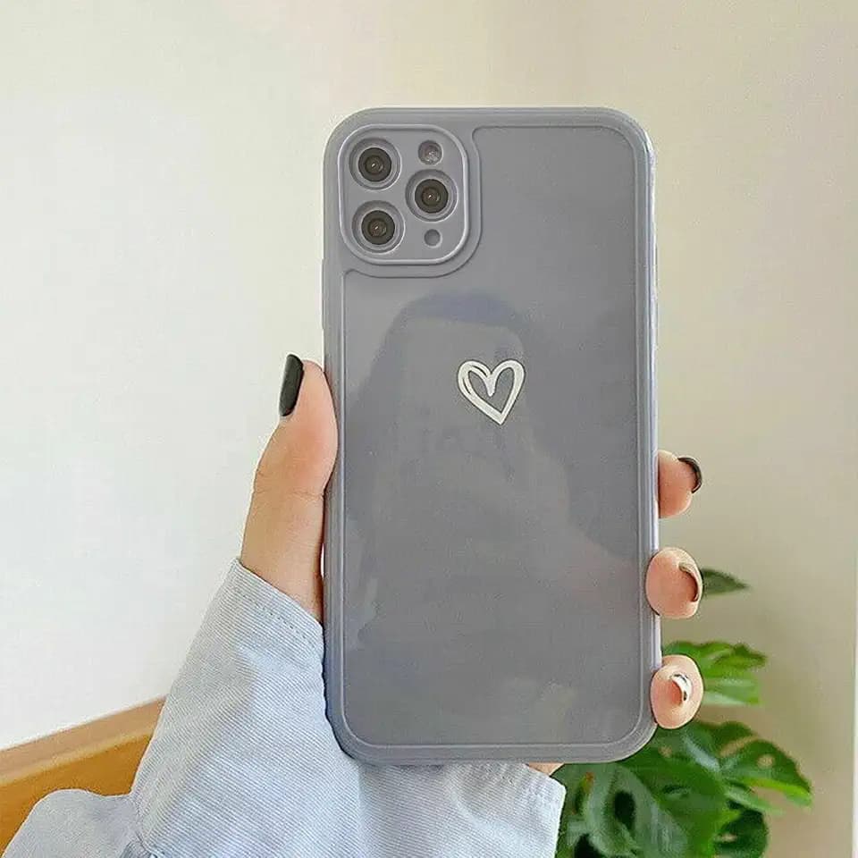 ZTOFERA Schutzhülle für iPhone, Motiv schlichtes Herz