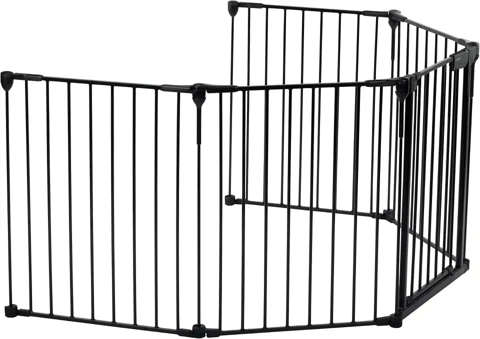 Safety 1st Modular 5 Panel Kinderschutzgitter, 64-296 cm, 1-Hand, Black