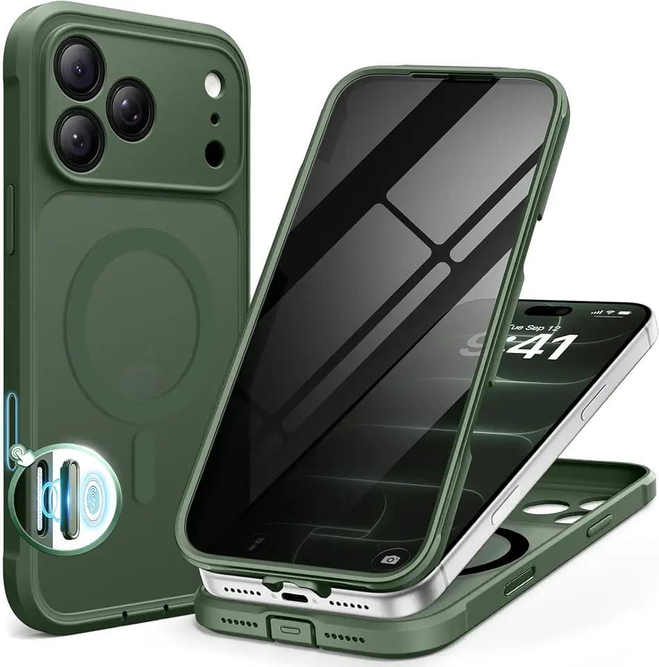 BERFY for iPhone 18 Pro Max Case/iPhone 17 Pro Max Case, Fit for Magsafe