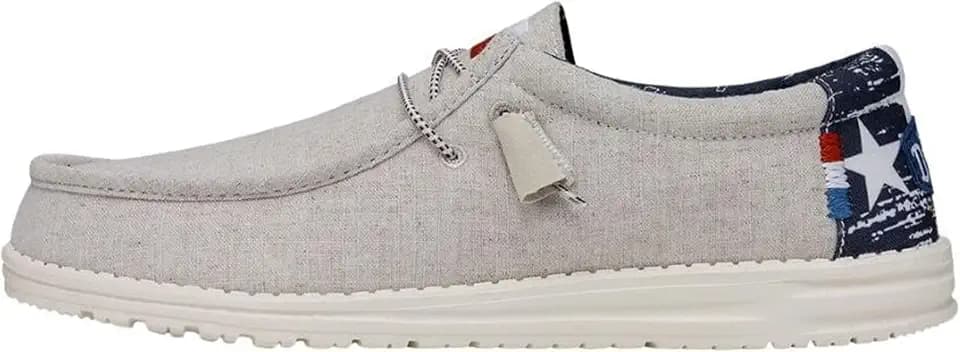 HEYDUDE Men's Wally Stretch Canvas Slip On Loafer | Lightweight Shoe