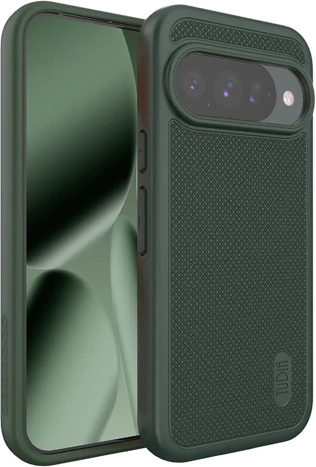 TUDIA MergeGrip for Google Pixel 10 & Pixel 10 Pro Case - Pine Green