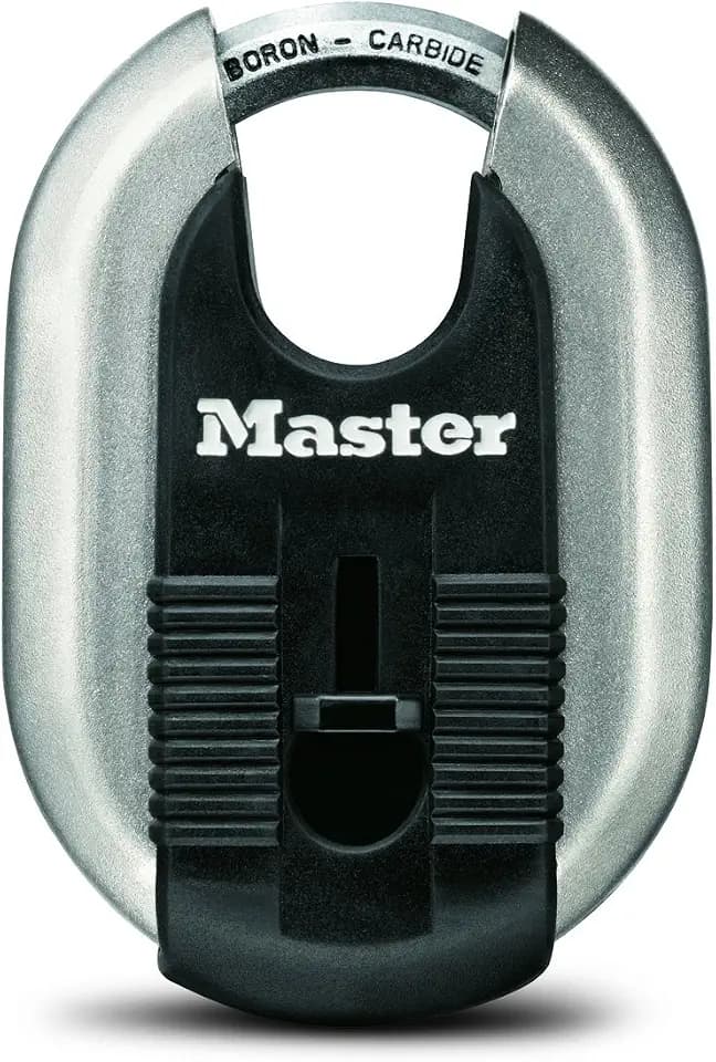 Master Lock Padlock, Magnum Stainless Steel Lock, 2-5/16 in. Wide, 187XD