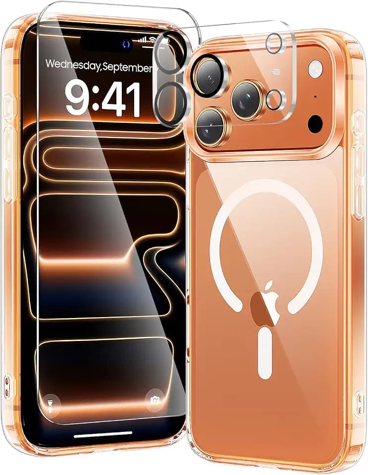 toushion 3 in 1 for iPhone 17 Pro Case Clear