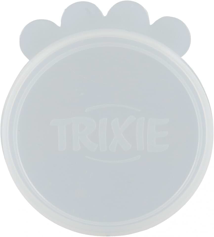 TRIXIE Dosendeckel, Silikon, ø 7,6 cm, 2 St., transparent