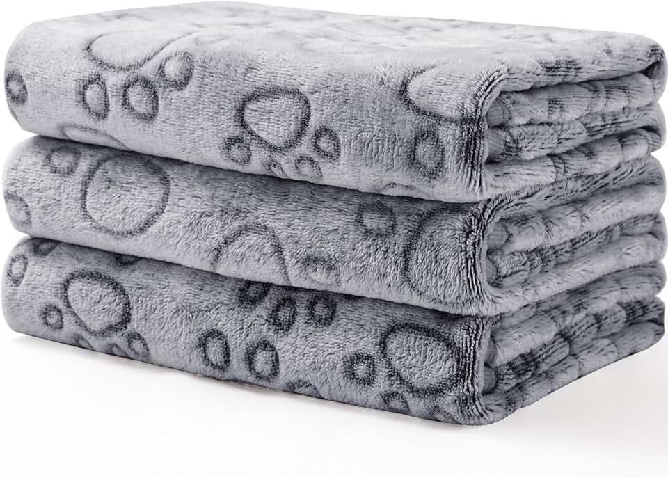 luciphia Hundedecke Katzendecke,1 Pack 3 Decken Super Weich Kuscheldecke