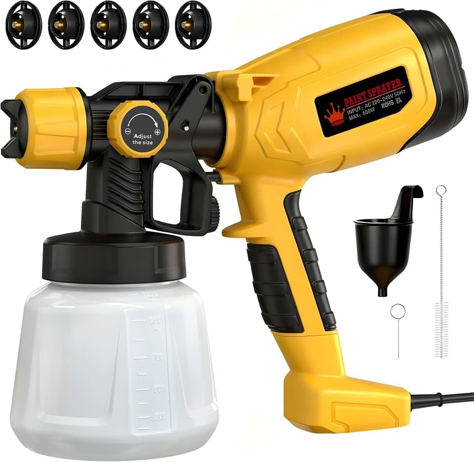 ROTTOGOON Farbsprühsystem Wandfarbe 550W 32000PRM 1400ML Behälter