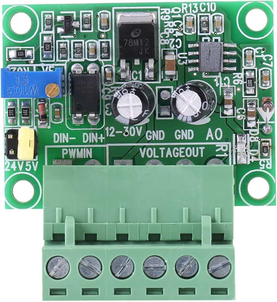 Pwm Spannung Converter, Pwm Spannungswandler 1-3khz 0-10v Pwm Spannungswandlermodul Digital Analog Konverter Modul