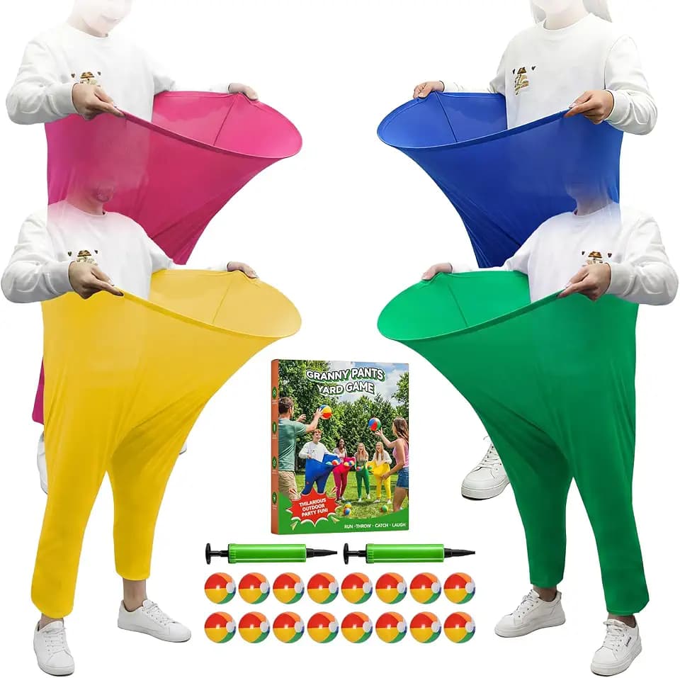 Granny Pants Yard Game - Yard-Beach-Backyard & Outdoor Toss Group Games for Family & Friends Gatherings