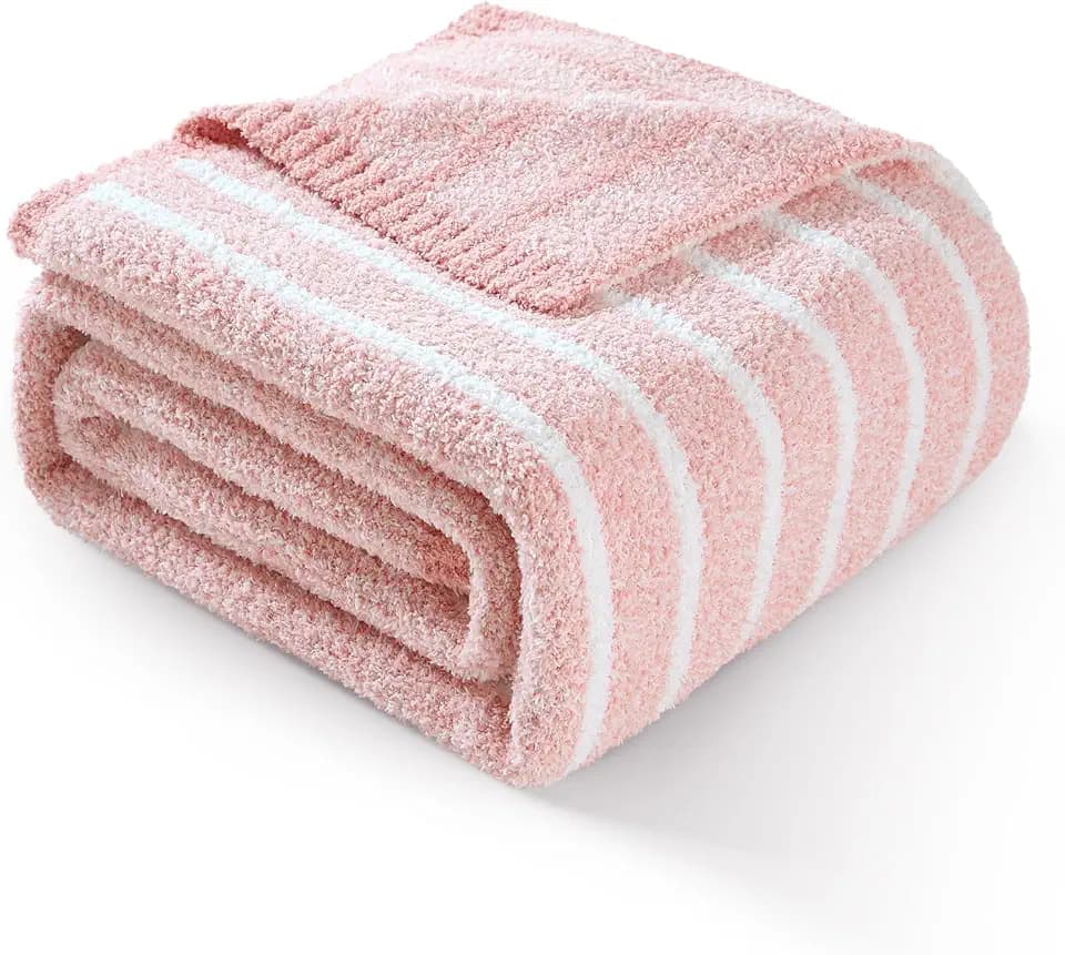 Snuggle Sac Ultra Soft Throw Blanket, Pink, 50"x60"