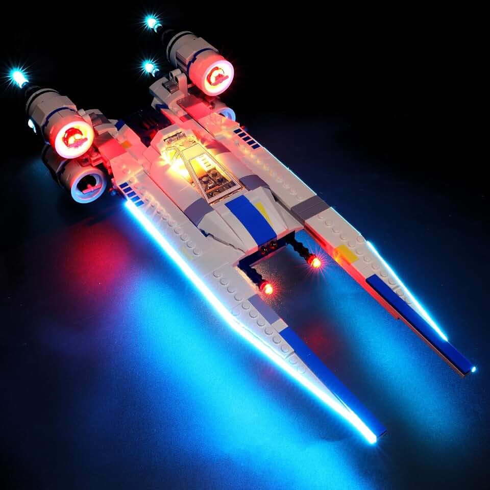 LED Light for Lego 75399 Star Wars Rebel U-Wing Starfighter, Light for Lego 75399 Building Blocks Model(Light Kit Only, No Model)