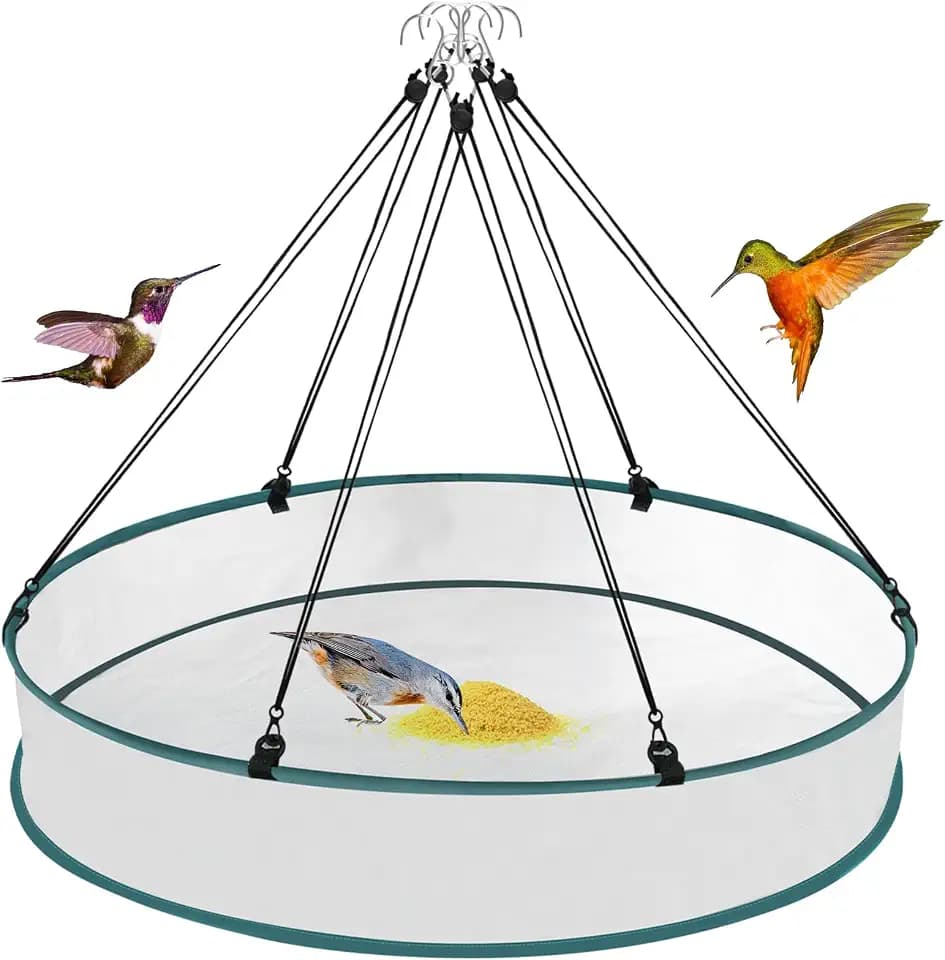 24 Inch Large Bird Seed Catcher Tray for Hanging Bird Feeder Platform