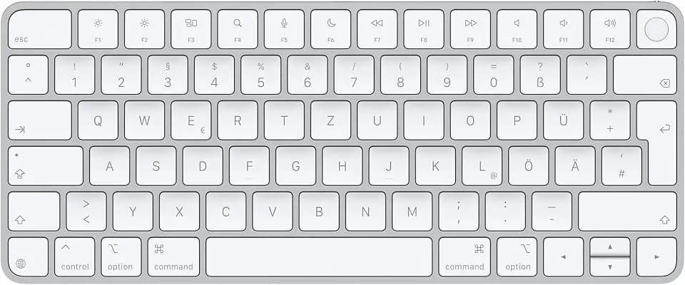 Apple Magic Keyboard mit Touch ID für Mac Modelle mit Chip â€“ Deutsch, Bluetooth, USB-C