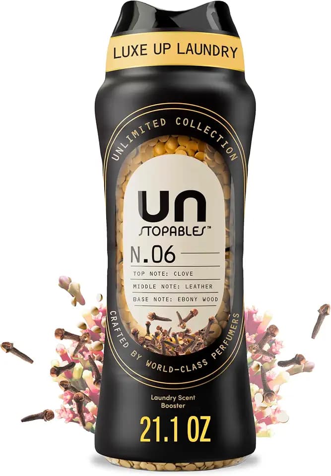 Downy Unstopables Unlimited Collection In-Wash Laundry Scent Booster Beads, No. 06, Fine Fragrance, Long-Lasting Fresh Scent Beads, 21.1 oz