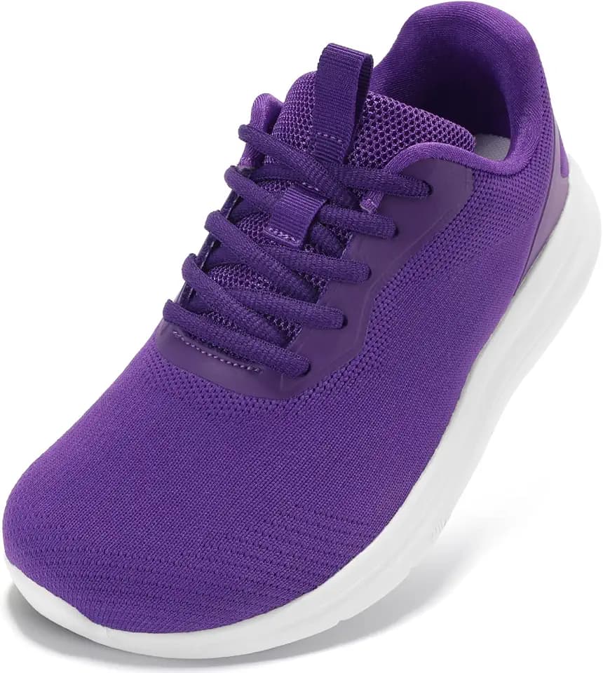 Women Wide Toe Commute Walking Shoes Lace Up Size 6-11 US