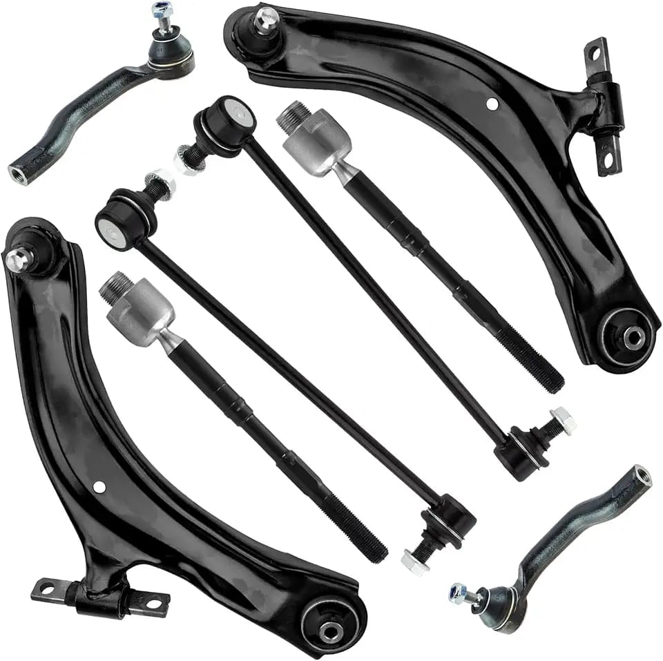Front Upper and Lower Control Arm Kit Compatible with Nissan