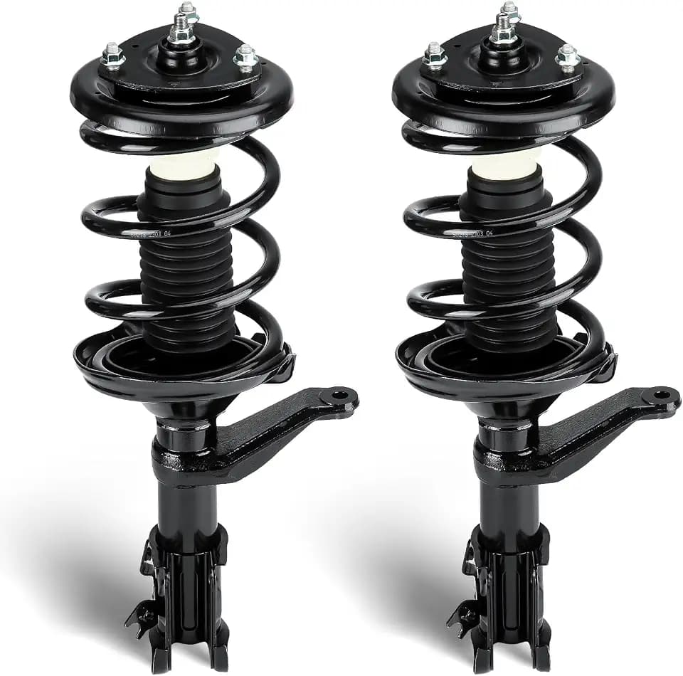 Front Complete Struts Assembly w/Coil Spring Shock Absorber Fit for 2002 2003 2004 2005 2006 Honda CRV 2.4L 4WD FWD, Replace for 172143 172144