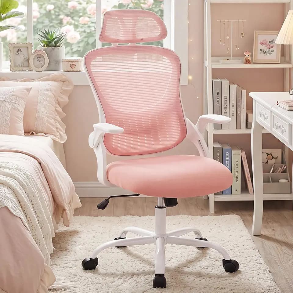 DUMOS Ergonomic Office Chair, Desk Computer Chair, Lumbar Support