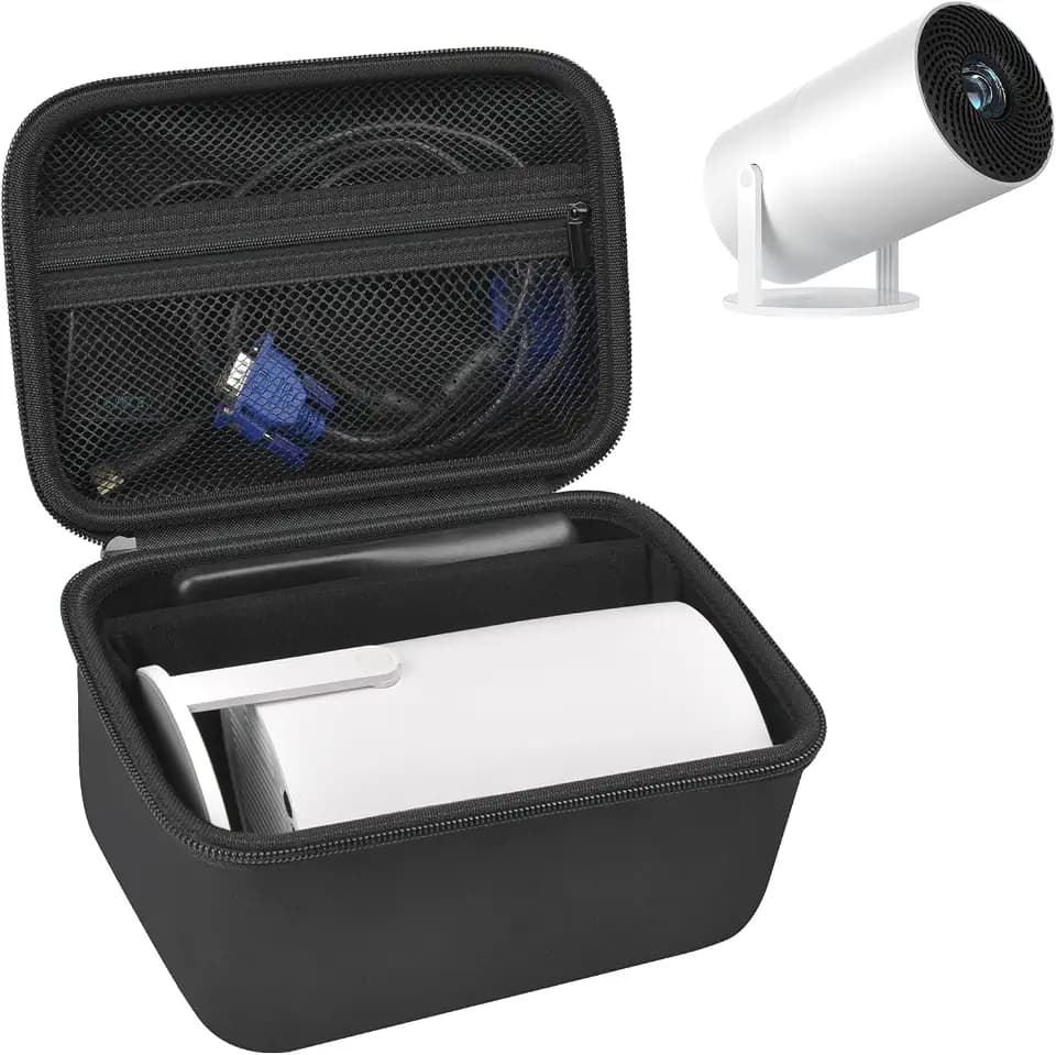 Hard Shell Mini Projector Case for Magcubic HY300 Pro, for Alwtniet