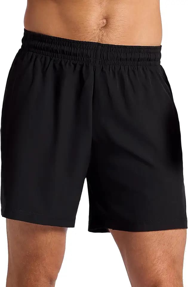 Head Men's Endurance Short, Standard Fit, 5” Inseam, Lightweight Stretch Moisture-Wicking Material
