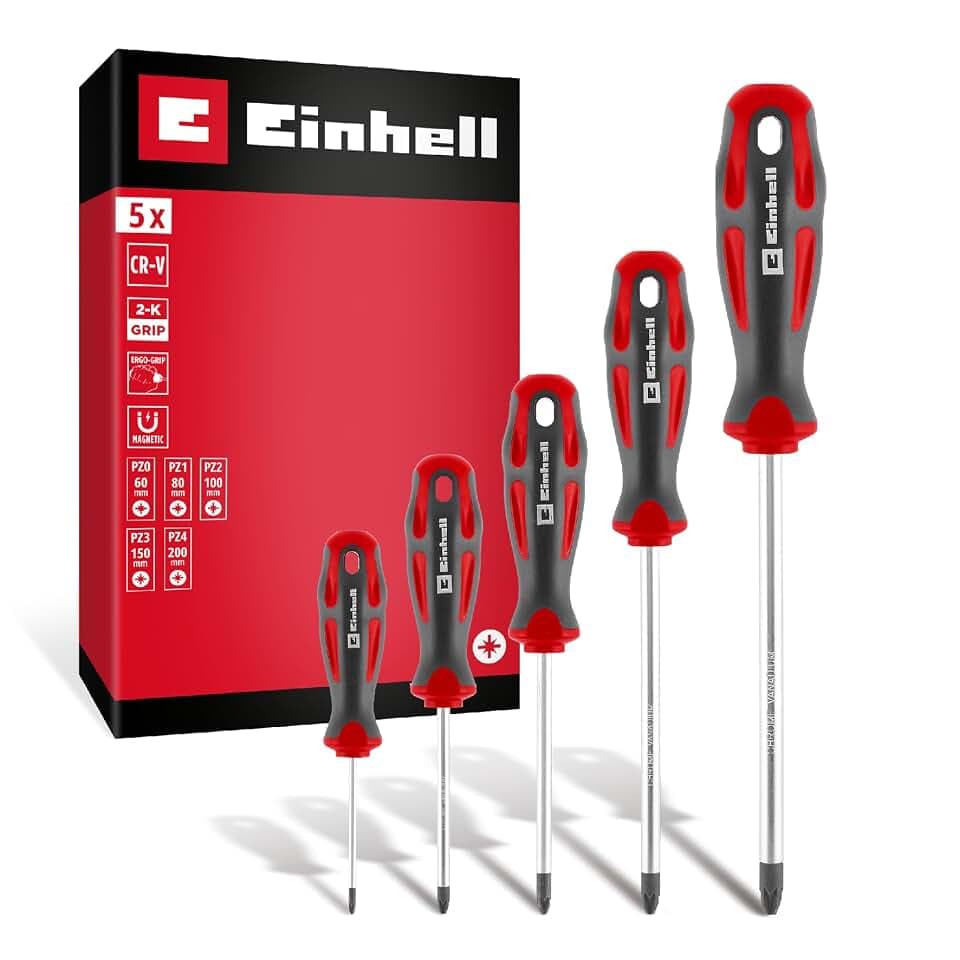 Einhell 5-tlg. Schraubendreher-Set, PZ