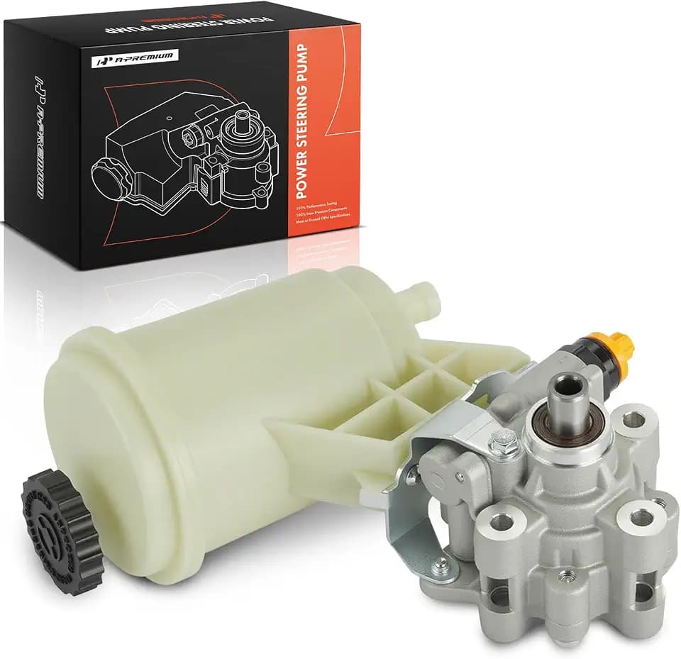 A-Premium Power Steering Pump, with Reservoir Compatible with Ram