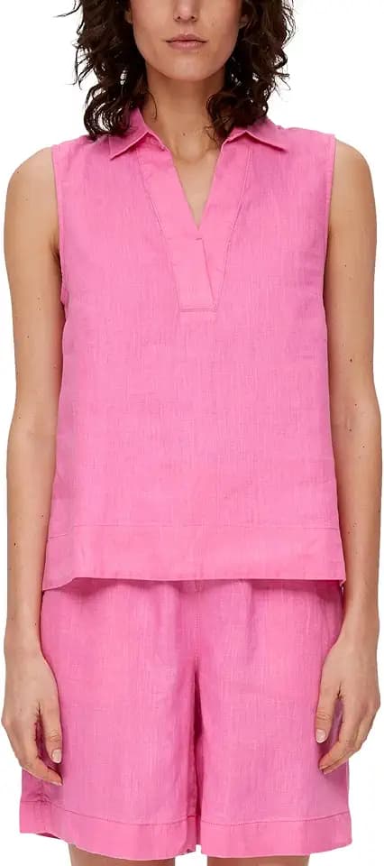 s.Oliver Damen 2131840 Bluse ärmellos