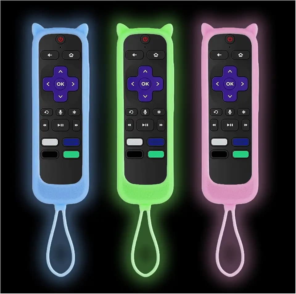 Covers for Roku Remote Protective Controller Sleeve for Hisense Onn Roku