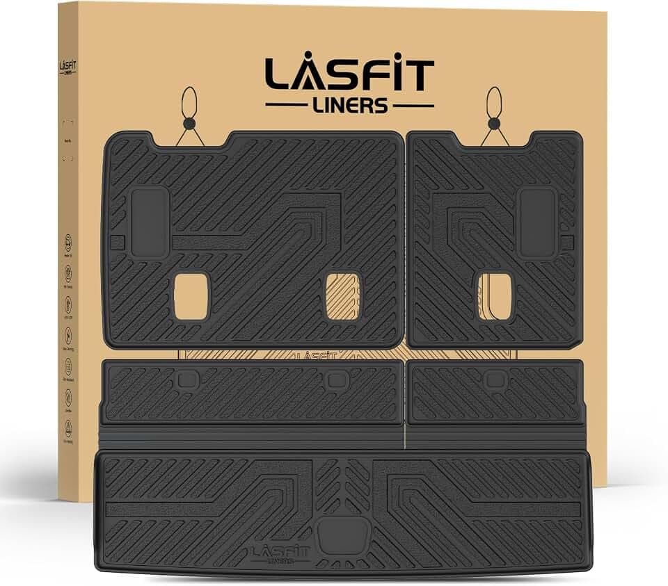 LASFIT Trunk Mat for Chevy Tahoe/GMC Yukon/Cadillac Escalade 2015-2020