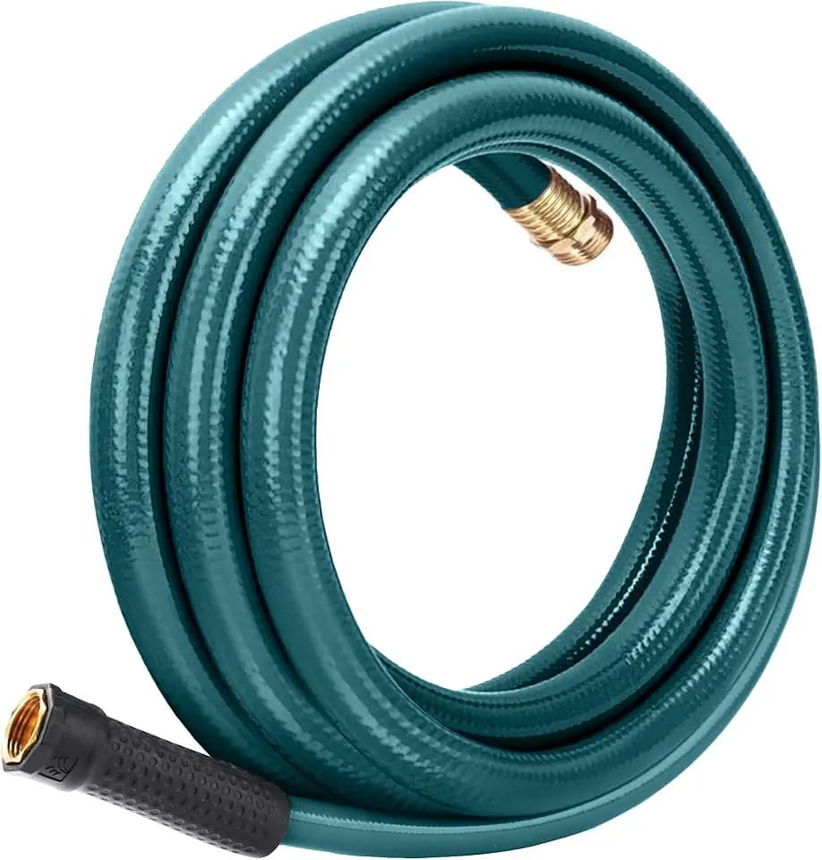 Worth 3/4 in. x 10 ft Green Leader PVC Garden Hose, Male to Female Fittings
