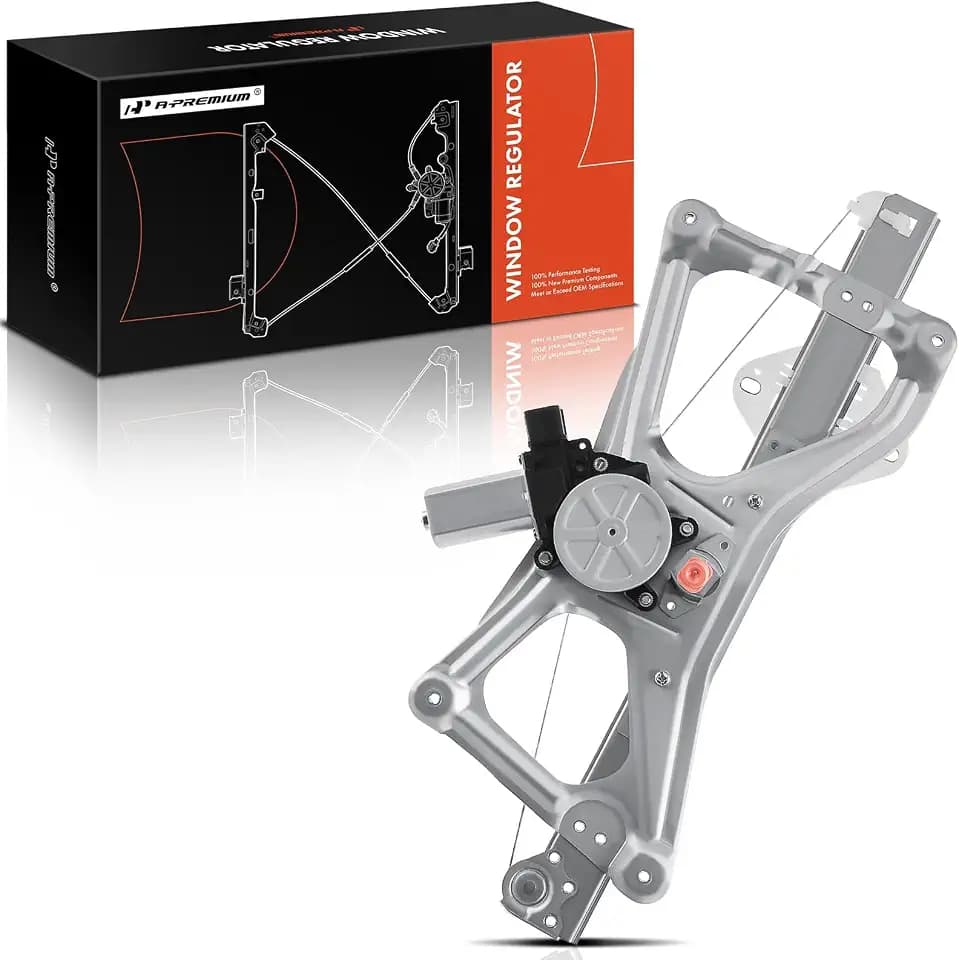 A-Premium Front Driver Side Power Window Regulator with Motor (6-Pin)