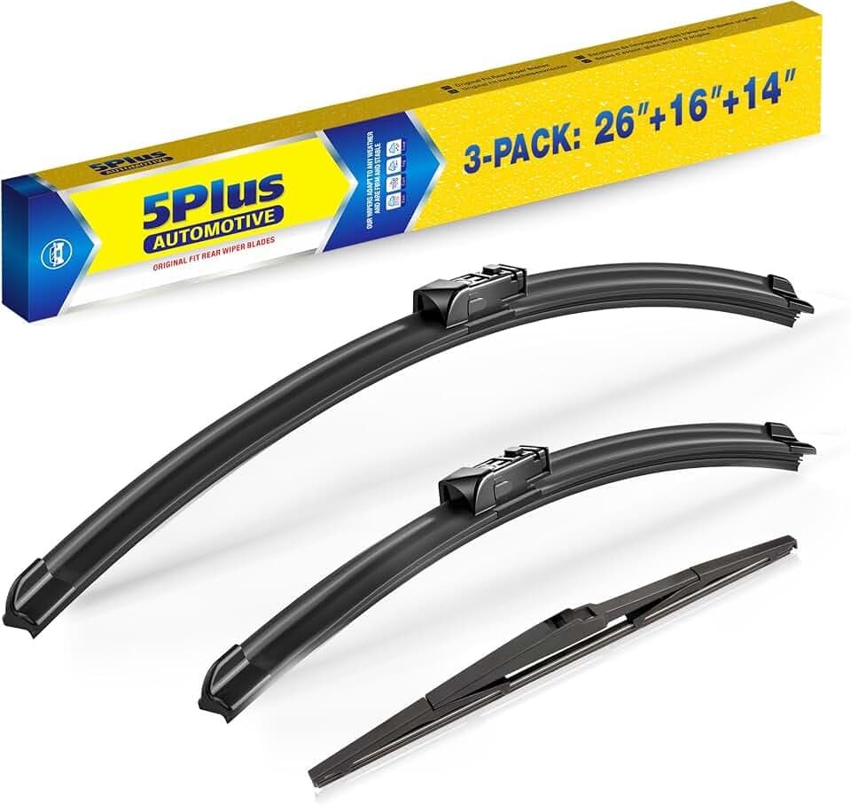 5 PLUS Custom-Fit Wipers fits Toyota CHR 2018-2022 Windshield Wipers