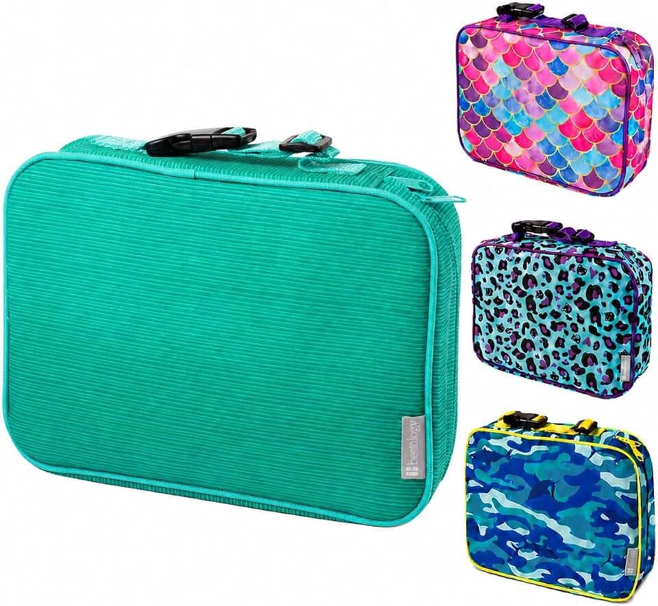 Bentology Kids Insulated Lunch Box for School with Reinforced Support Frame
