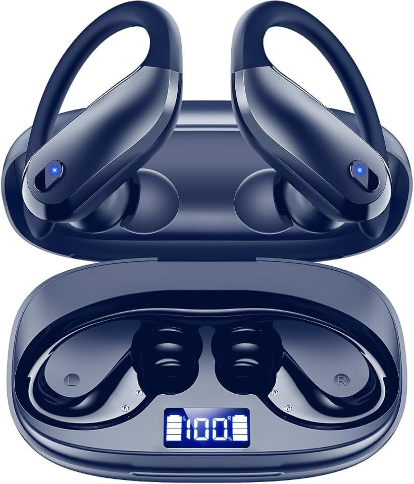 Wireless Earbuds,Bluetooth 5.4 Ear buds,Sport Headphones with Earhooks