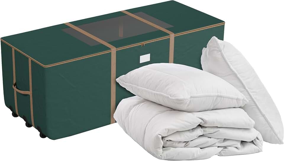 Elf Stor Christmas Tree Storage Bag with Wheels, Green, 67” x 28” x 24”