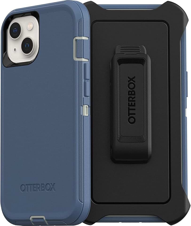 OtterBox Defender Series Screenless Edition Schutzhülle für iPhone 13 (nur für iPhone 13), Fort Blue