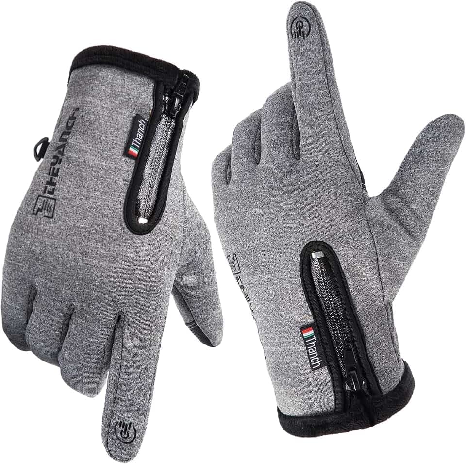 Winter Warm Gloves,Touchscreen Cold Weather Driving Windproof for Men Women