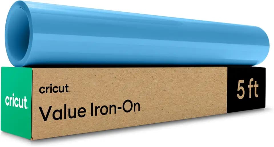 Cricut® Value Iron-On, Sky Blue (12 in x 5 ft)