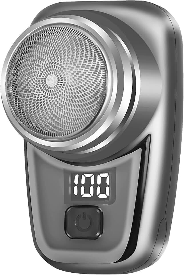 Mini-Shave Tragbarer elektrischer Rasierer,Elektrischer Rasierer für Männer,Mini USB Tragbarer elektrischer Rasierer Wasserdichter elektrischer Rasierer im Taschenformat für Zuhause,Auto,Reisen