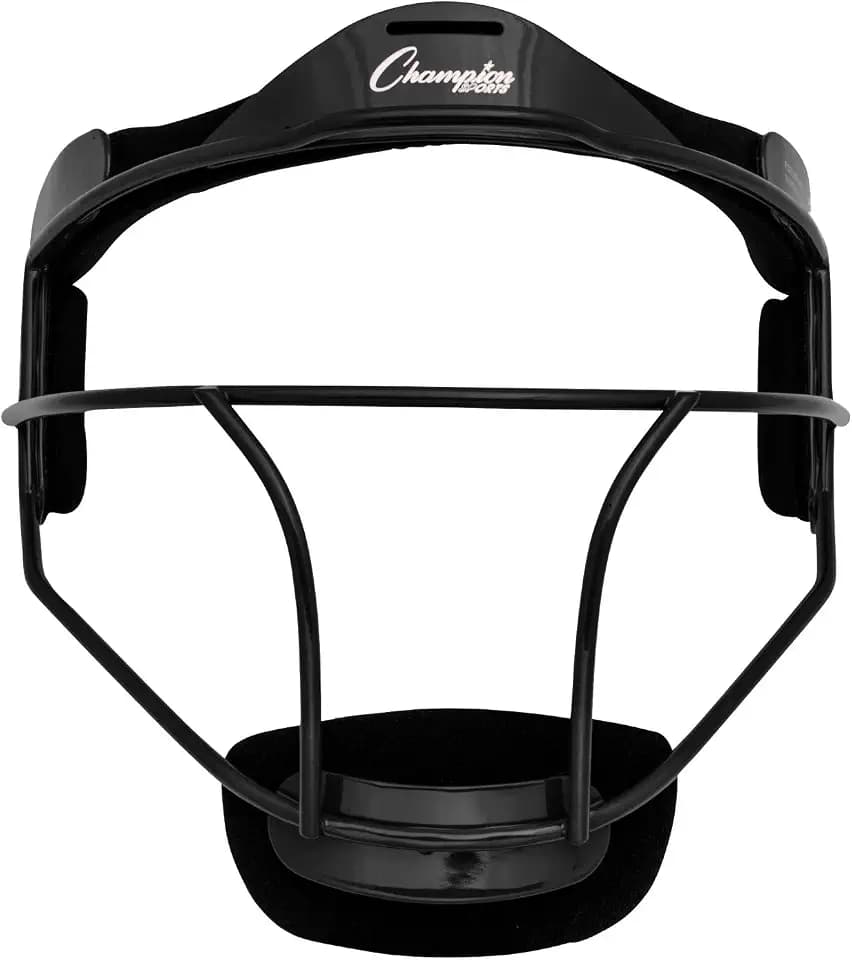 Champion Sports Steel Softball Face Mask – Durable Fielder’s Mask for Youth & Adults, Multiple Colors for Practice & Games