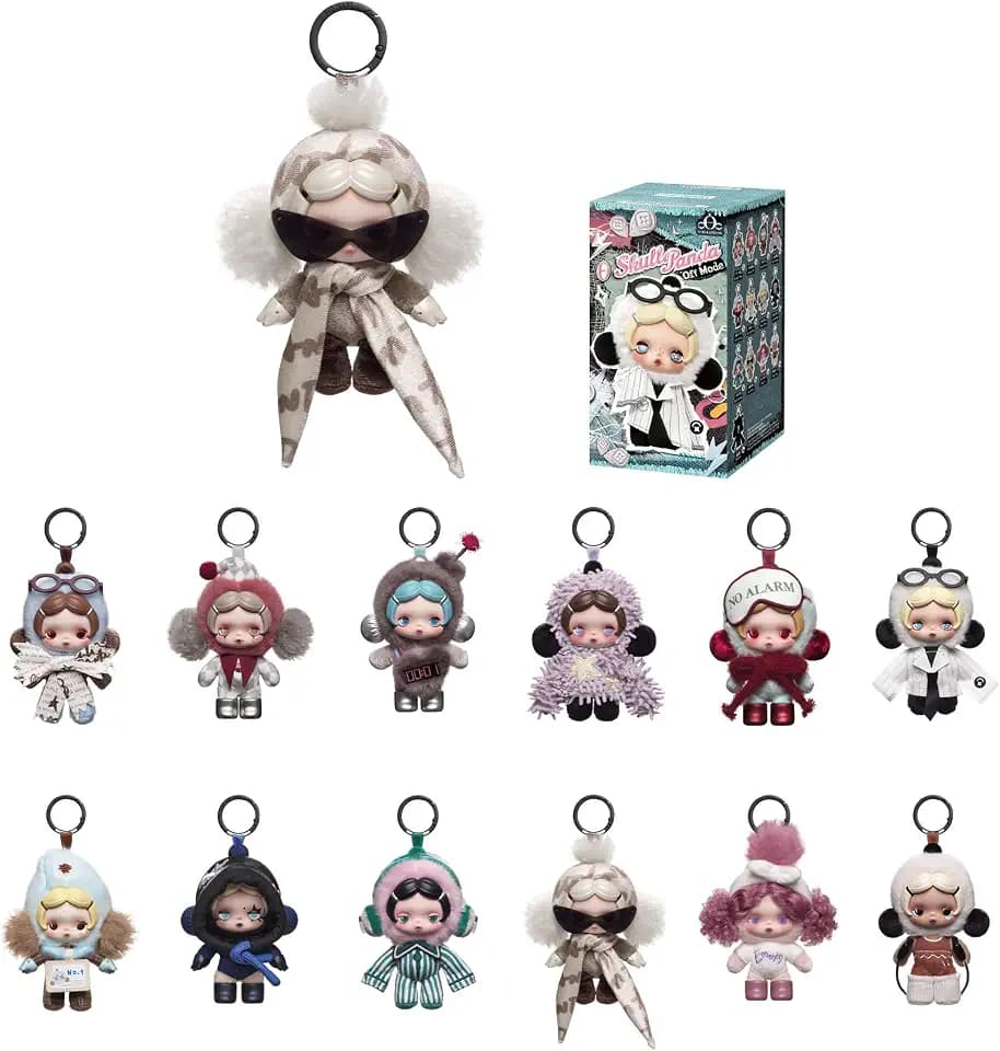 POP MART θ SKULLPANDA Off Mode Series Plush Doll Blind Box, Single Box