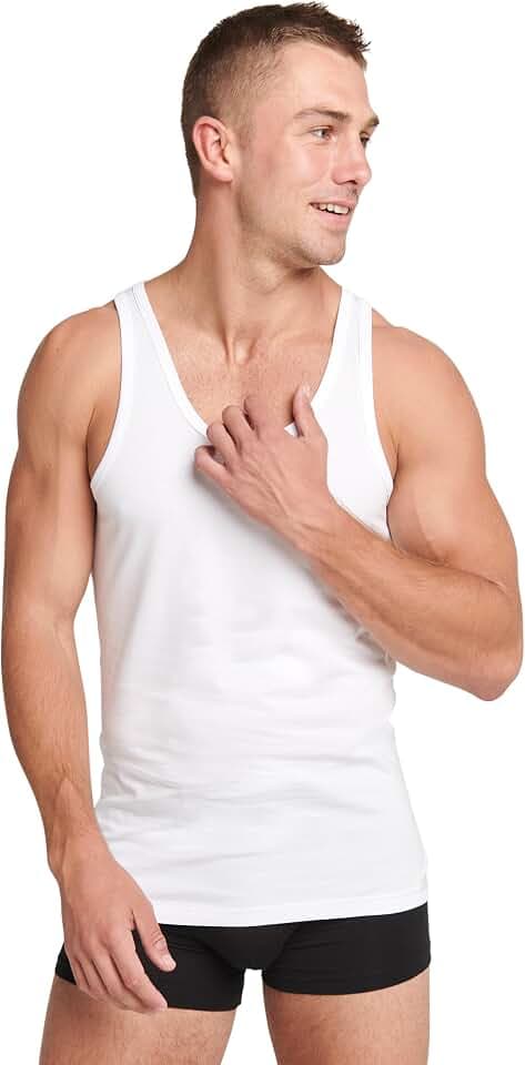 Jockey Herren Cotton+ A-Shirt - 2 Pack