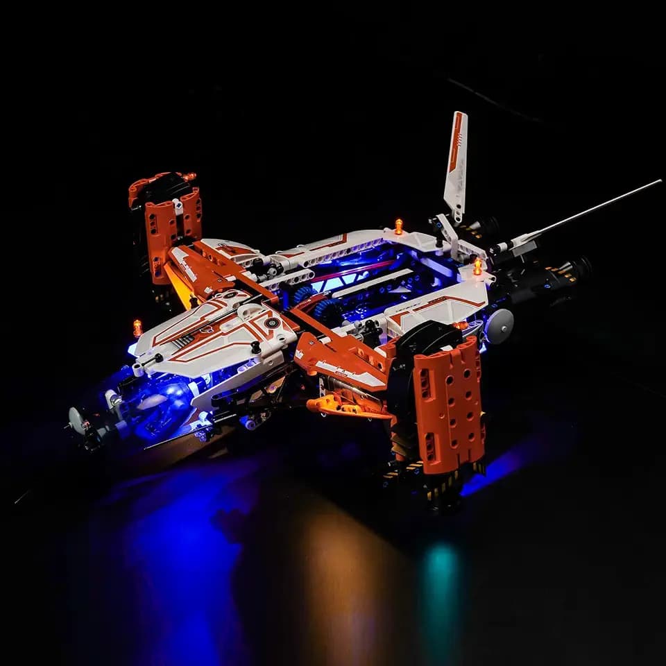 Led Licht Set Kompatibel mit Lego 42181 Technic VTOL Heavy Cargo Spaceship LT81 (Kein Modell), Dekorationsbeleuchtungsset für VTOL-Schwerlastraumfrachter LT81 Kreative Spielzeug - Standard Version