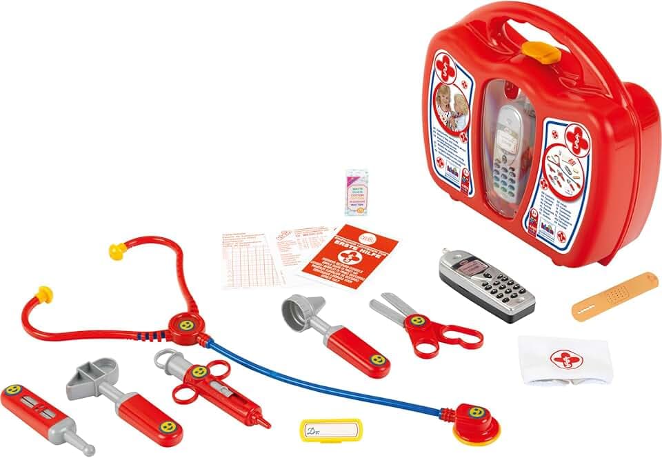 Theo Klein Arztkoffer mit Handy Rollenspielzeug ab 3 Jahren