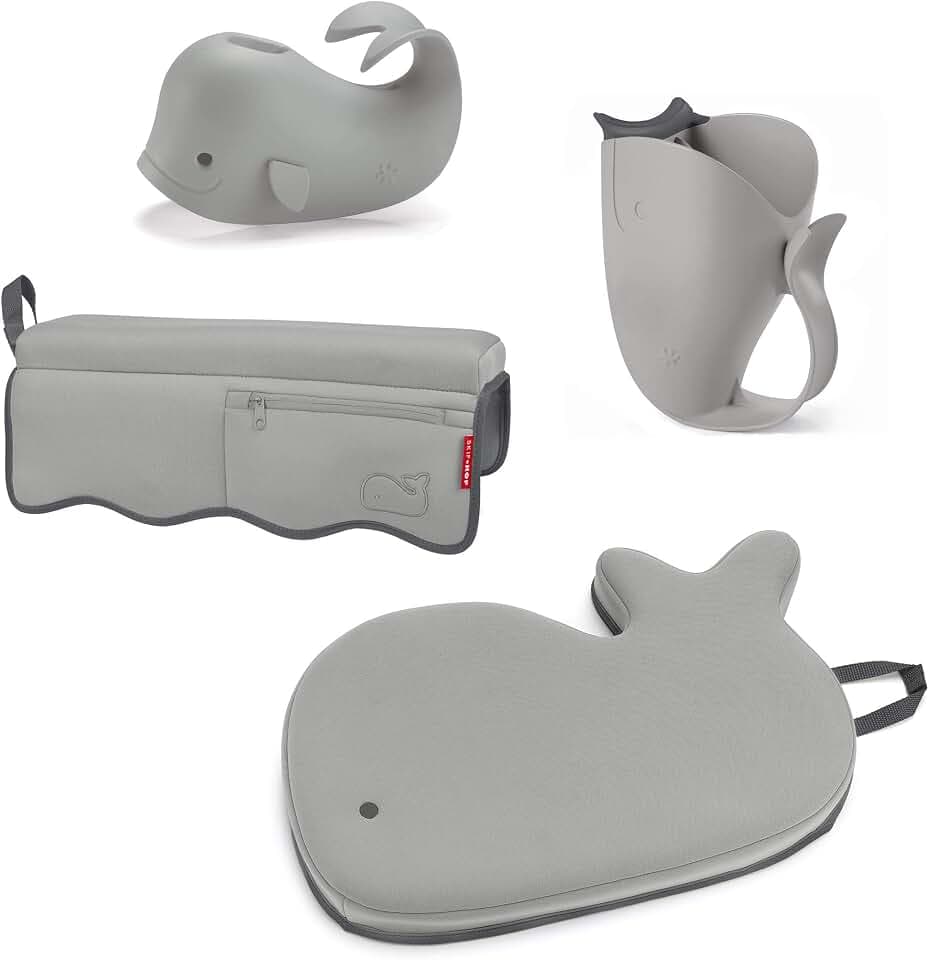 Skip Hop MOBY Baby Bath Essentials Set Grey