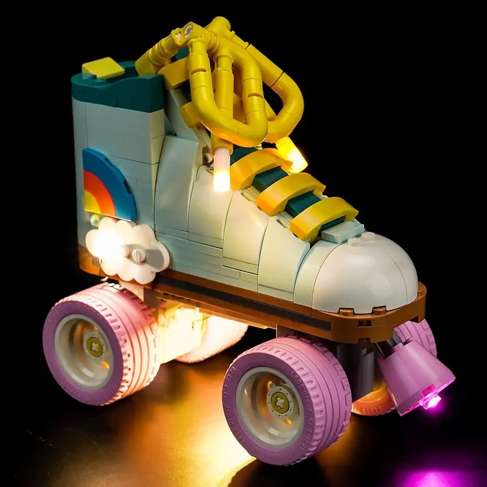 LocoLee Licht Kompatibel mit Lego 3in1 Rollschuh 31148, Nur Lichter Set - Kein Modell, Licht Beleuchtung Set Compatible with LEGO 3-in-1 31148 Rollschuh