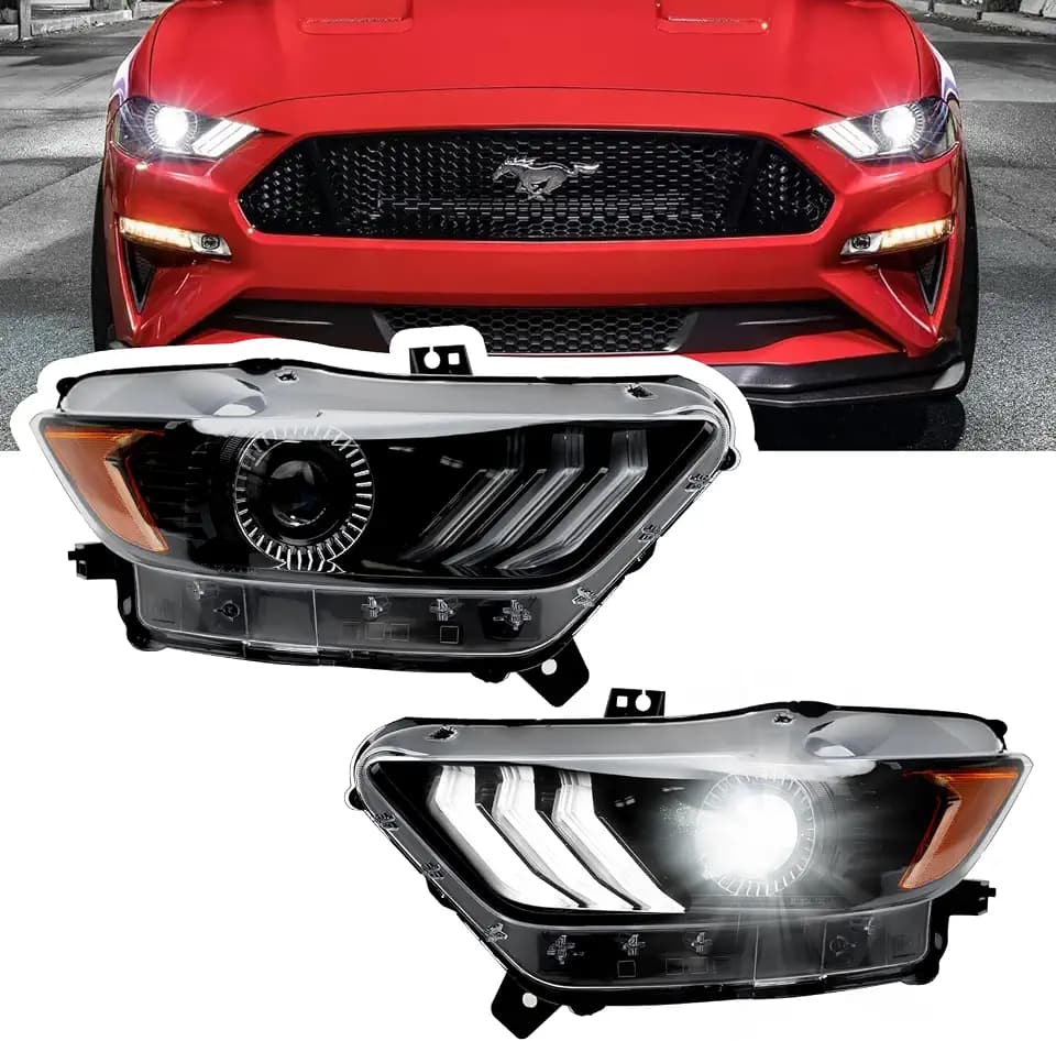 LED Headlights for Ford Mustang 2015-2017 HID/Xenon Model