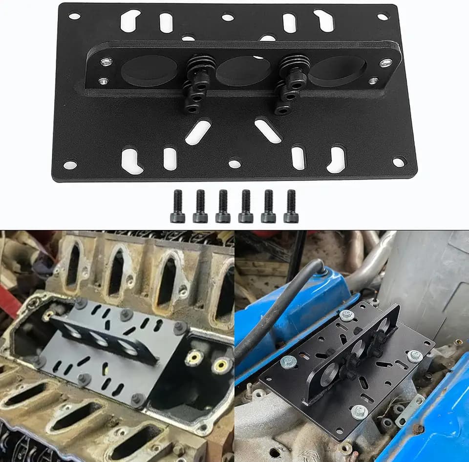 Engine Lift Plate LS Engine Lift Plate Hoist Motor Engine Lift Bracket Carb Carburetor Hoist for LS Engine for Chevy Ford SBC BBC