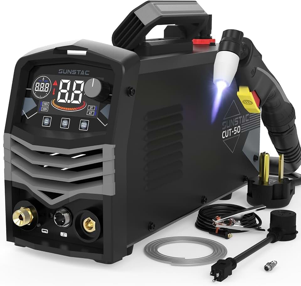 Sunstac 50A High Frequency Plasma Cutter, 110/220V